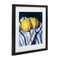 Stupell Industries Fresh Kitchen Lemons on Dishtowel Framed Print Under Glass, design by Kate Jarvik Birch